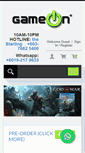 Mobile Screenshot of gameon.com.my